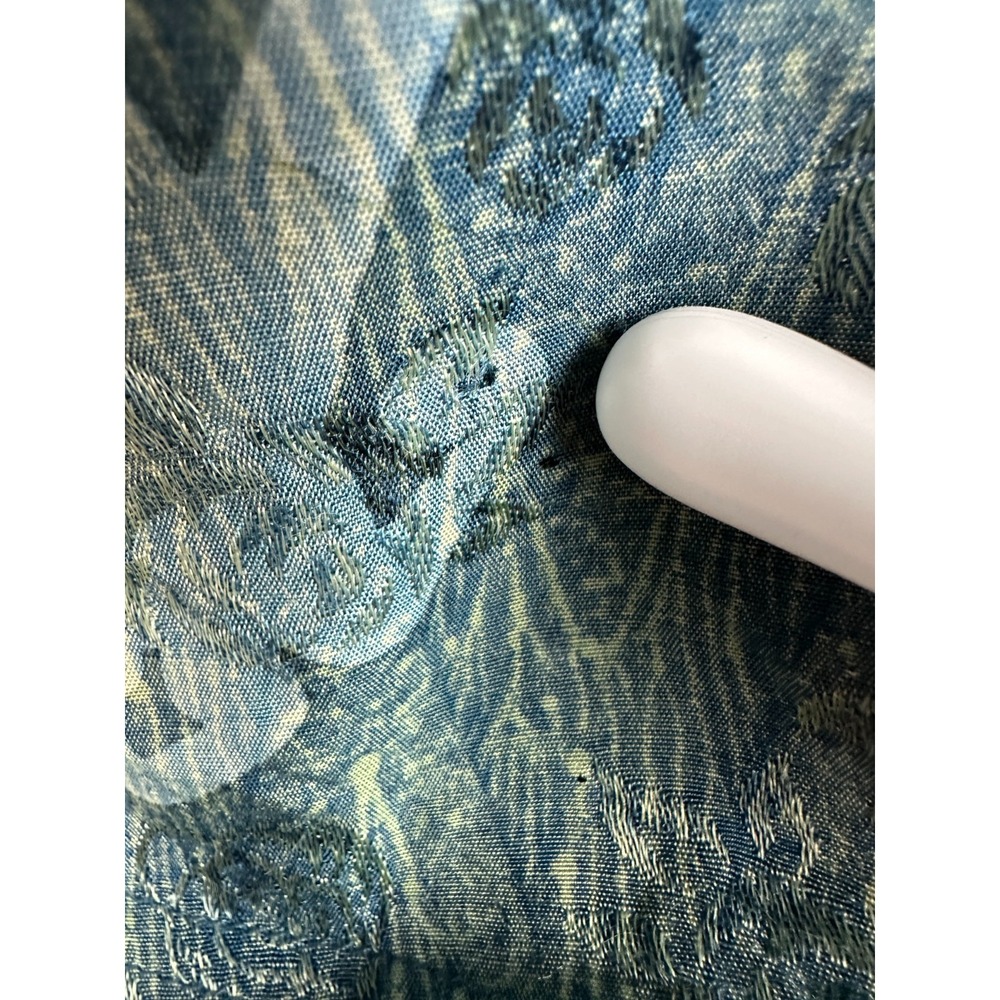 Kusnadi NY Floral Jacquard Kimono Open Cardigan One Size OS Hippie Artsy *Flawed - Picture 13 of 16
